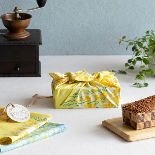 Kohare Mimosa Furoshiki 45cm | Gelb
