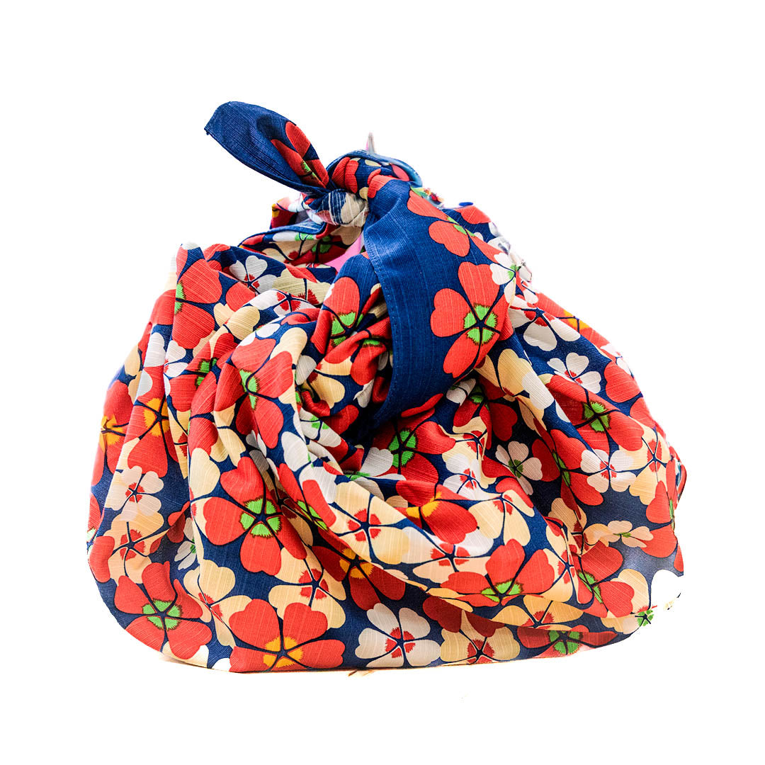 Isetatsu Furoshiki 90cm | Hana (navy)