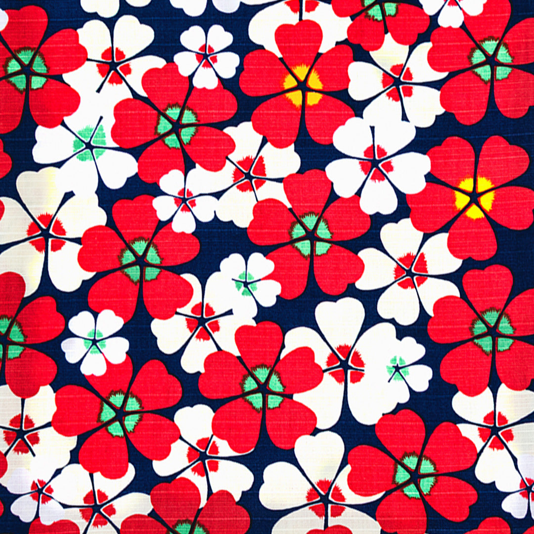 Isetatsu Furoshiki 90cm | Hana (navy)