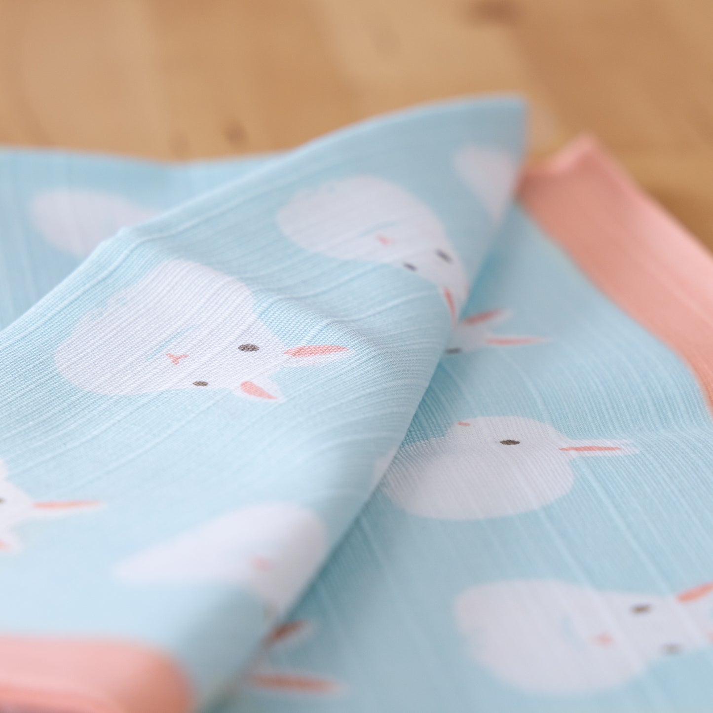 Flauschiges Häschen Furoshiki 50cm