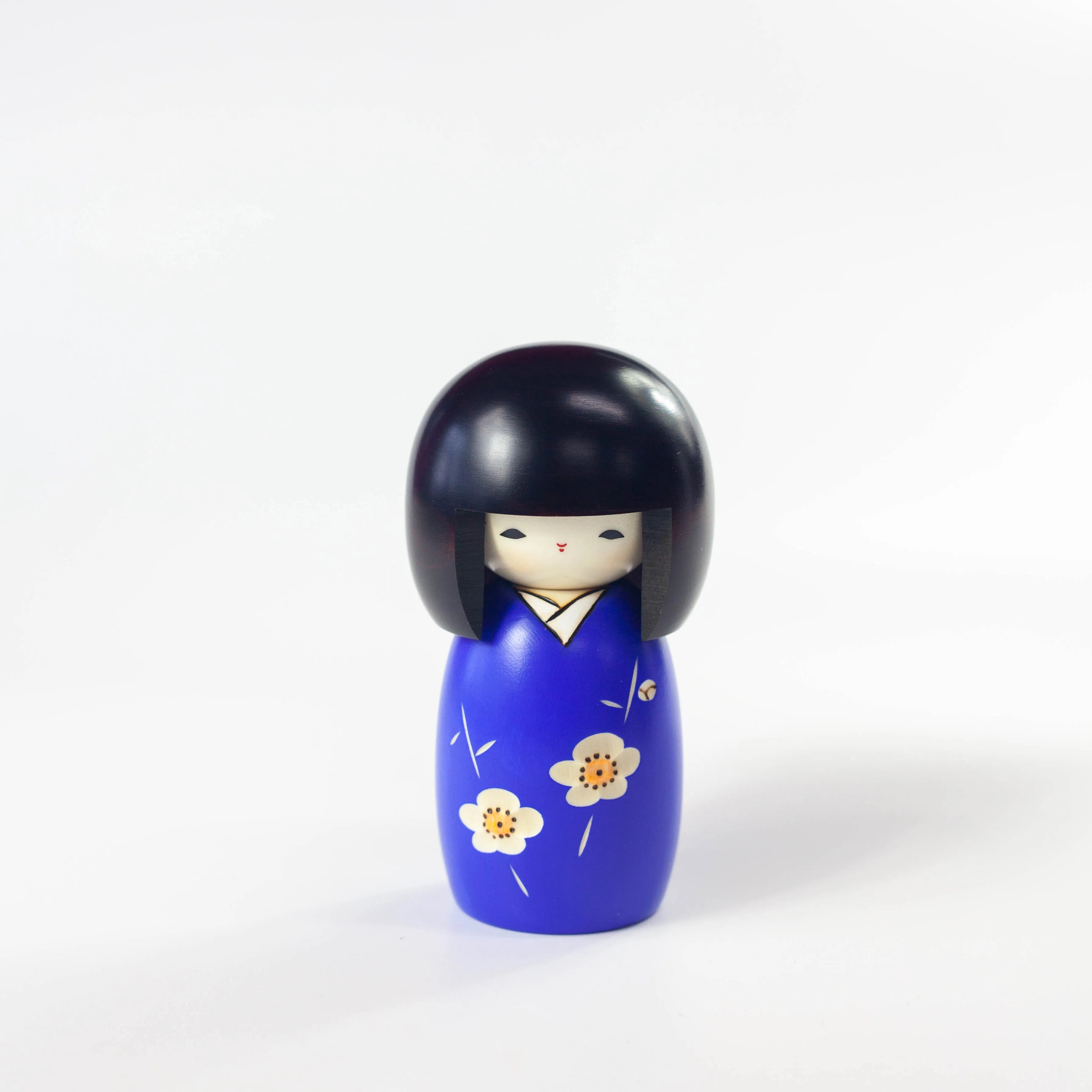 Kokeshi Wood Doll | Kaika (blue) – Bento&co
