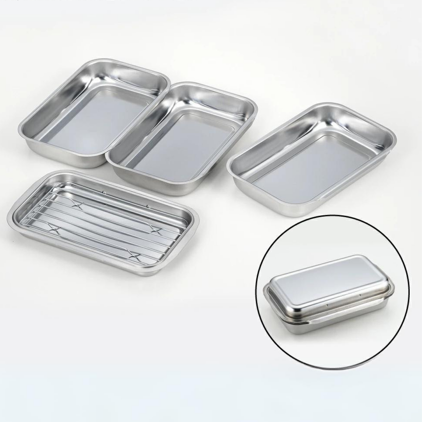 Compact Stainless Steel Vat Set