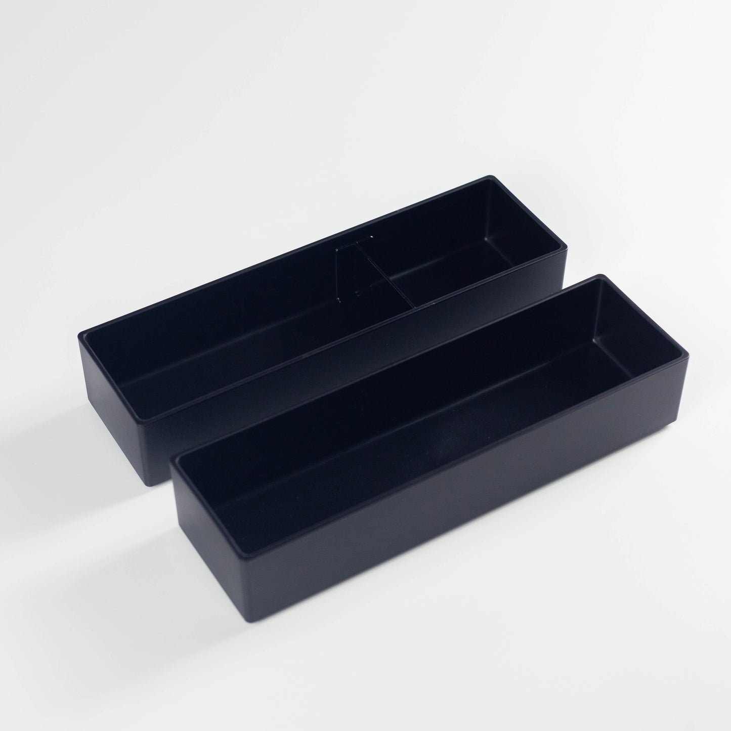 Two-tier Wood Style Bento Box | Long, 840mL