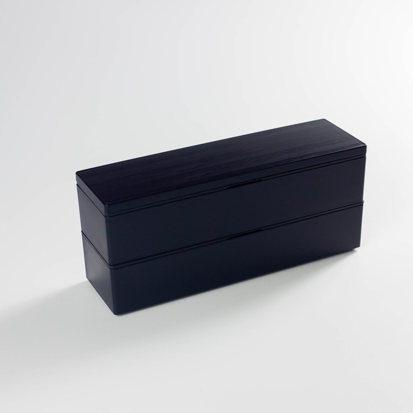 Two-tier Wood Style Bento Box | Long, 840mL