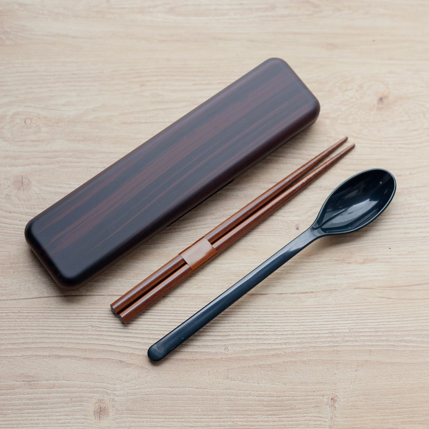 Tochinoki Spoon and Chopsticks Cutlery Set
