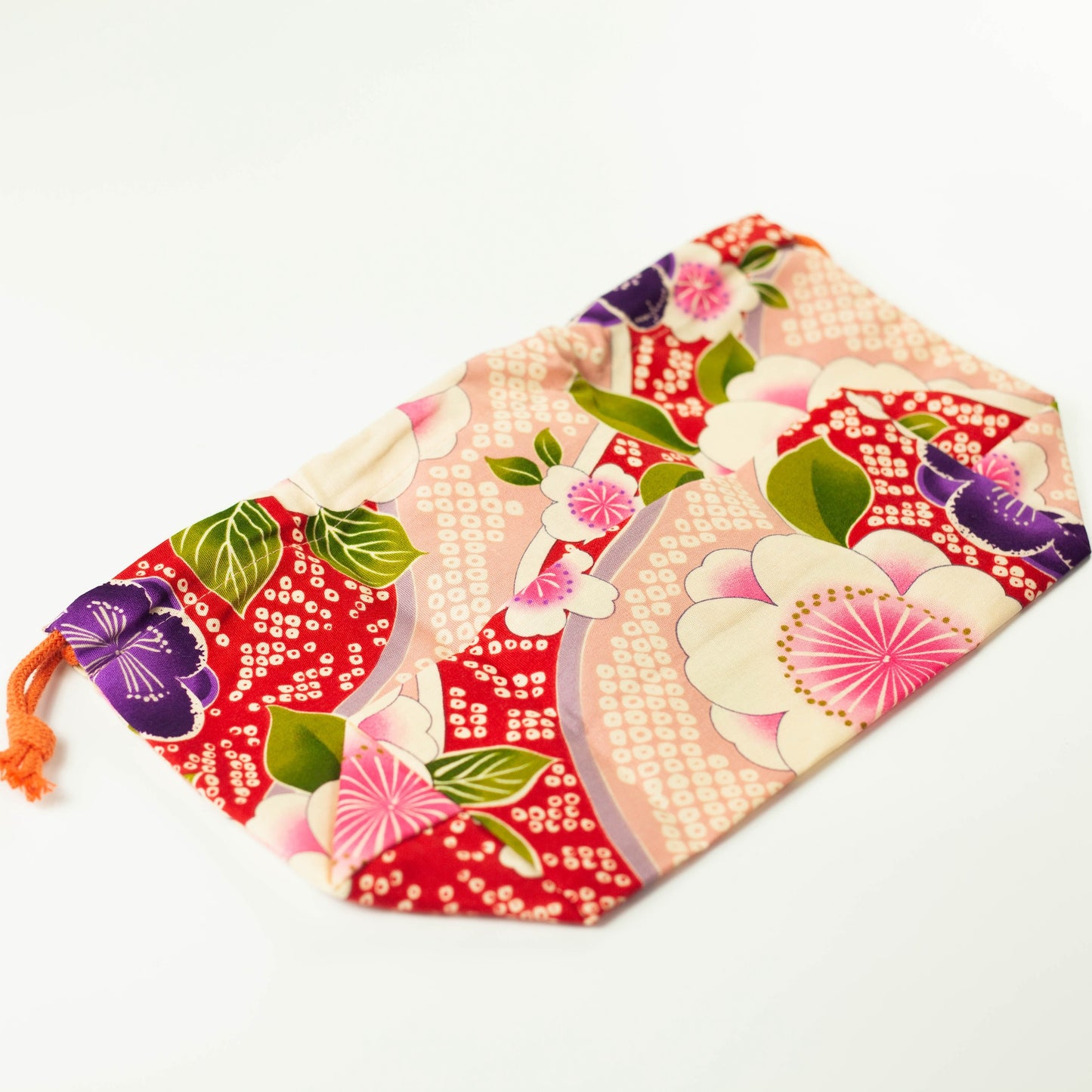 Bolsa bento estilo kimono | Rosa