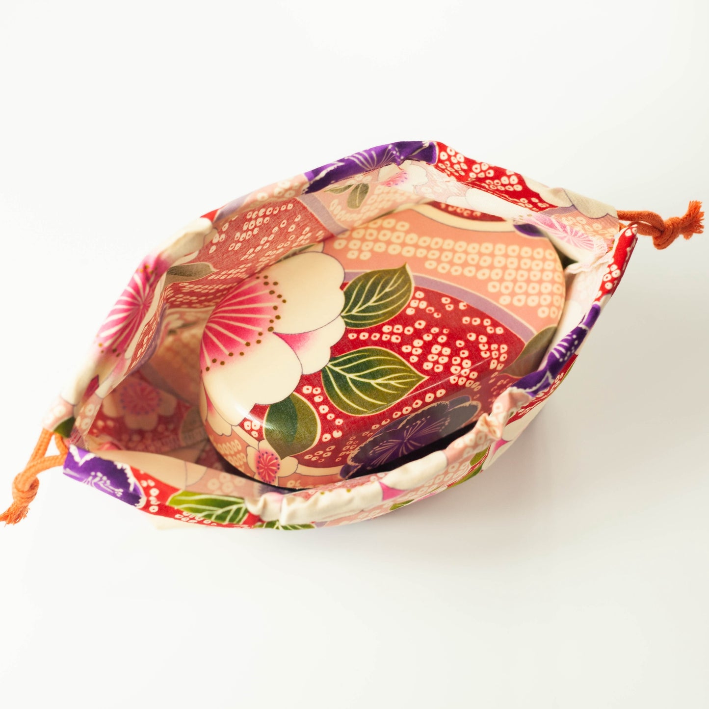 Bolsa bento estilo kimono | Rosa
