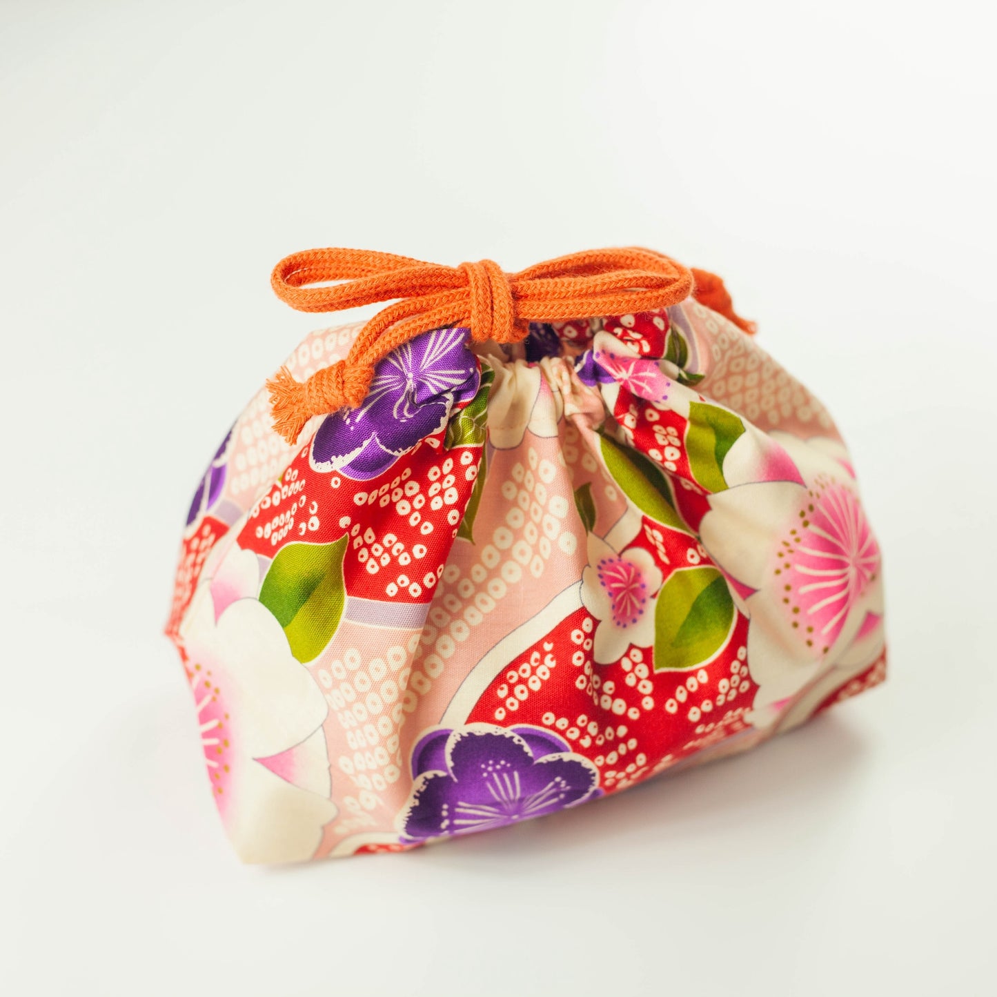 Bolsa bento estilo kimono | Rosa