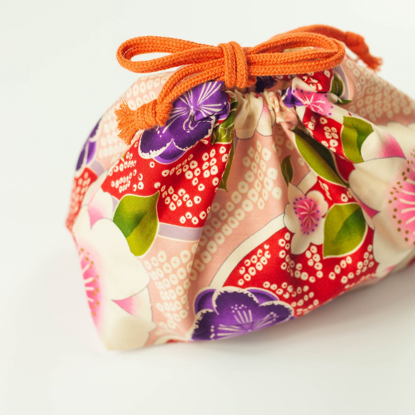 Bolsa bento estilo kimono | Rosa