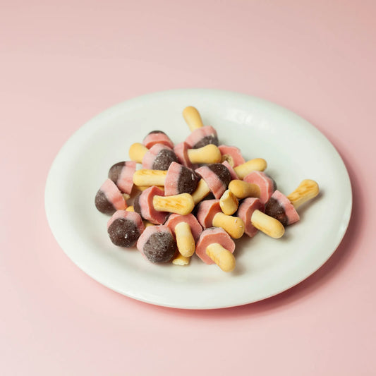 Galletas de fresa y chocolate Kinoko