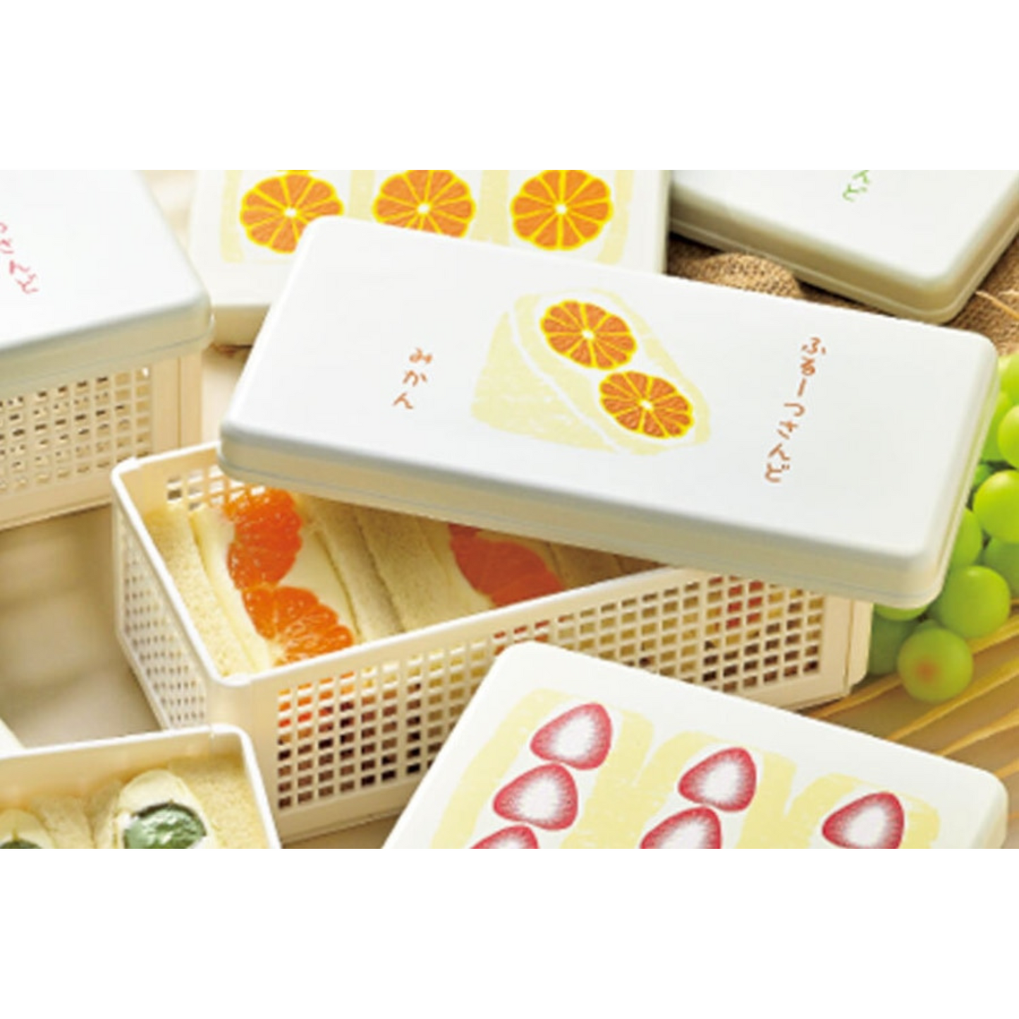 Estuche para almuerzo plegable Fruit Sando | satsuma