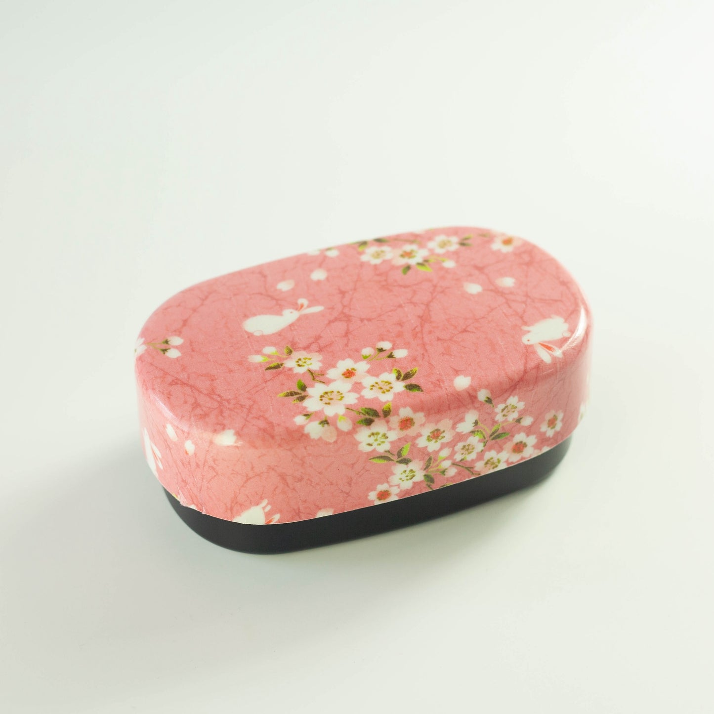 Sakura Rabbit Oval Bento Box 570ml | Pink