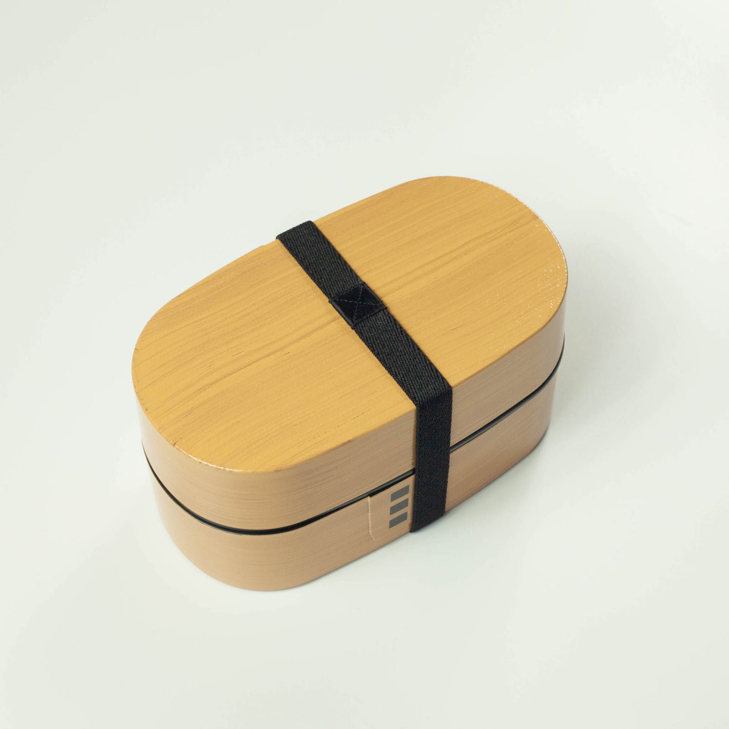 Nuri Wappa Holzfarbene Bento-Box | Helles Holz 900 ml