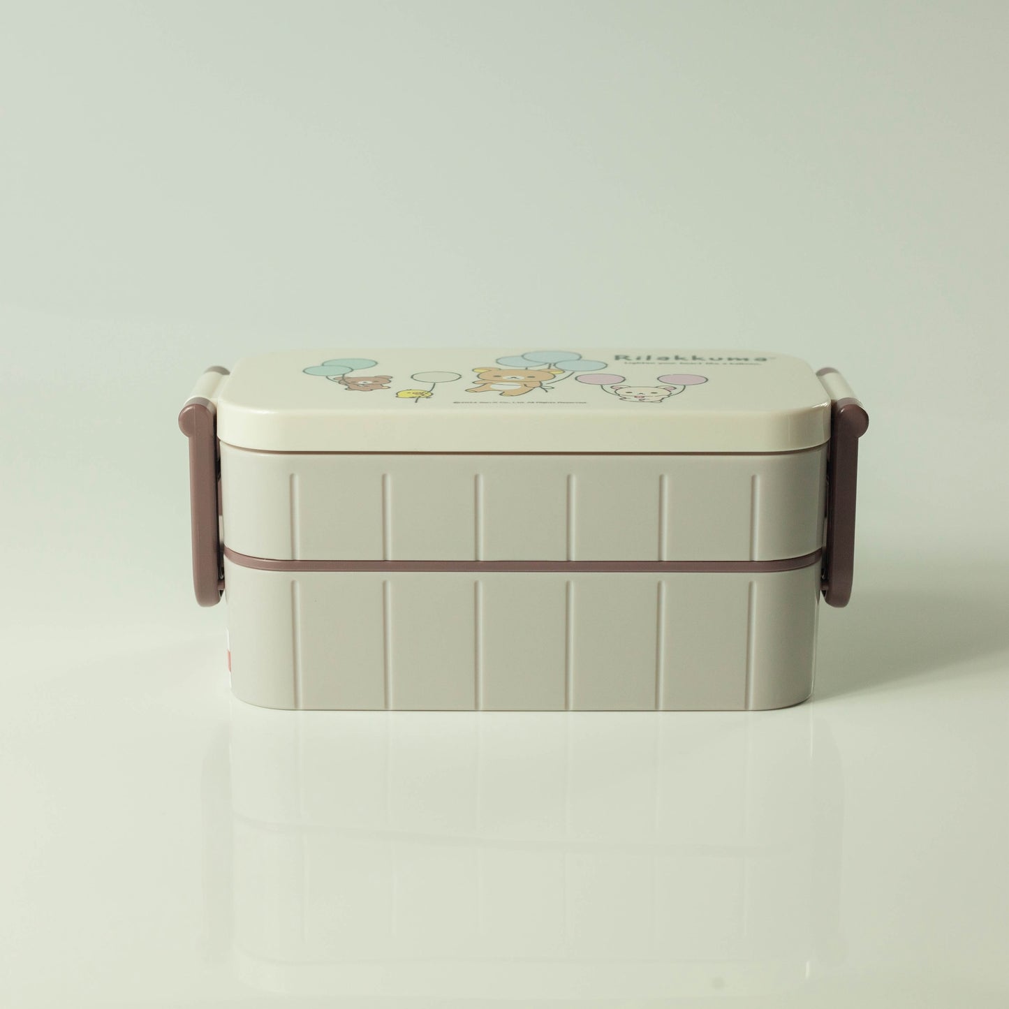 Caja Bento de dos niveles Rirakkuma | 600ml