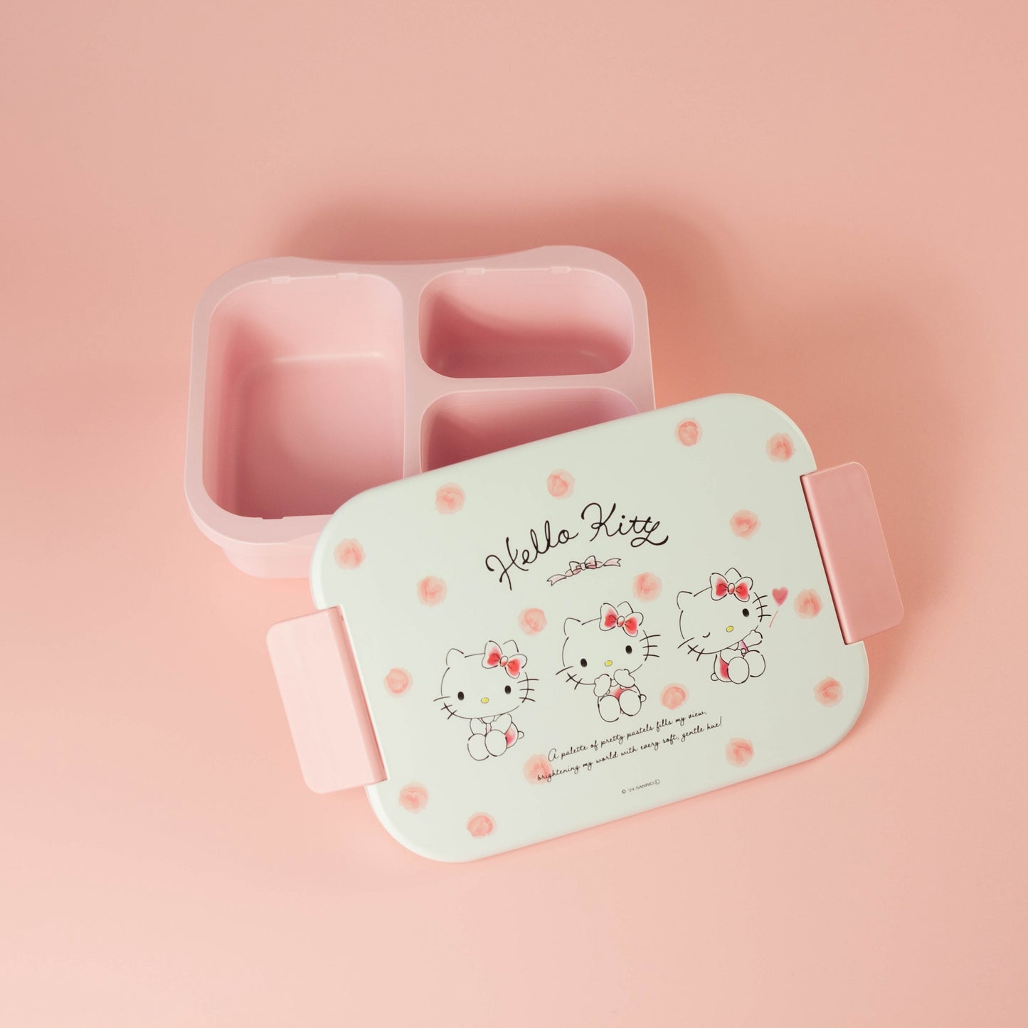 Bento de un piso de Hello Kitty | Acuarelas 900 ml