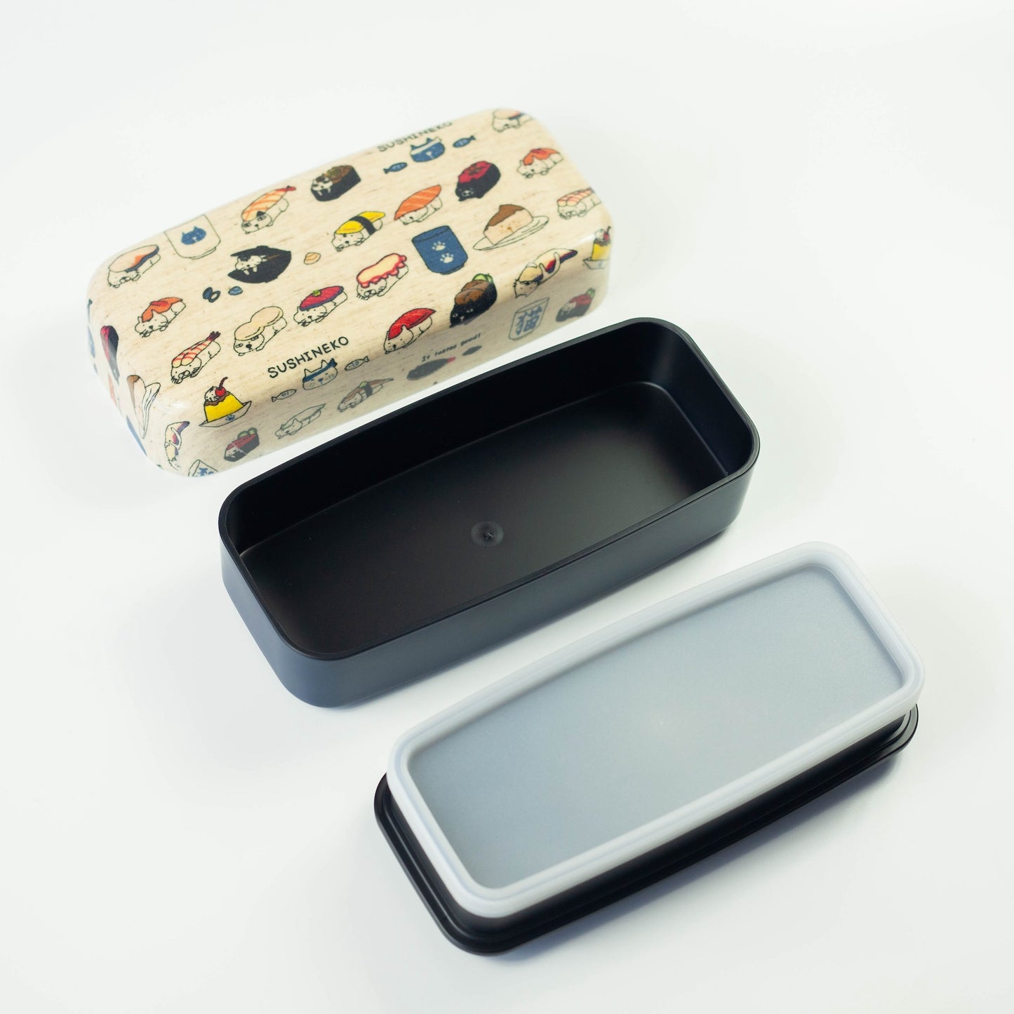 Original zweistöckige Bento-Box | Sushi Neko (950 ml)