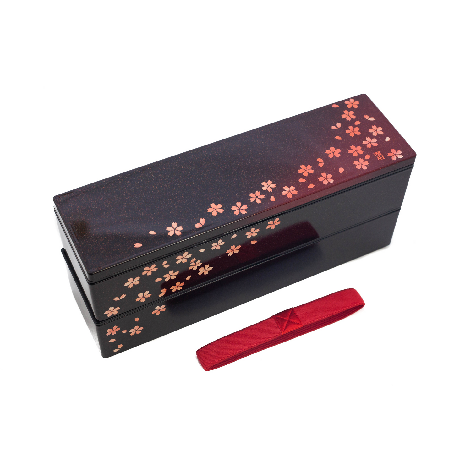 Sakura Petals Two Tier Slim Bento Box | 840mL