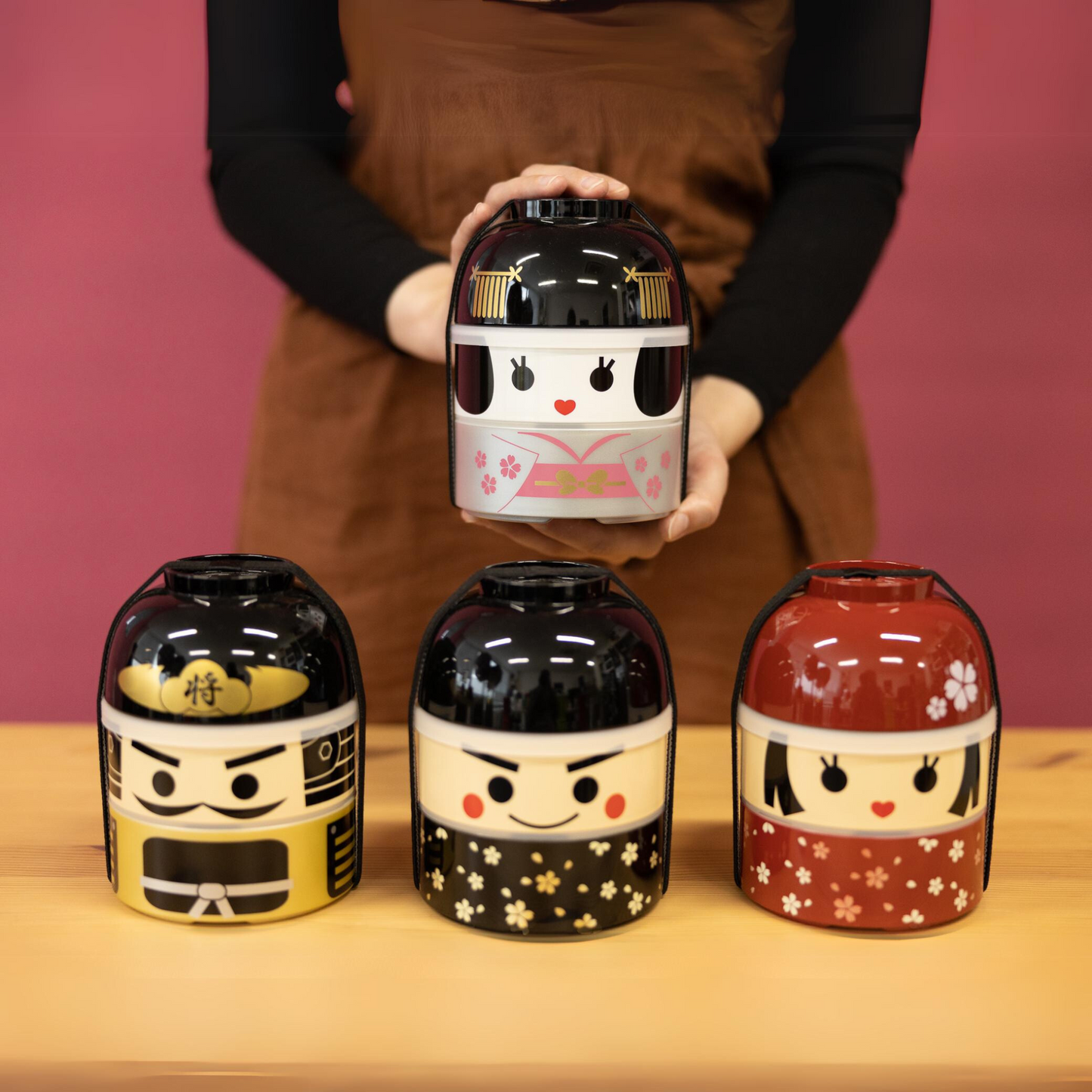 Big Kokeshi Bento Hanako 1200mL