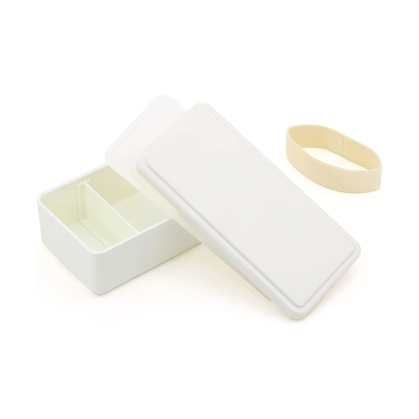 Gel-Cool Rectangle Bento Box | Milk White (500mL)