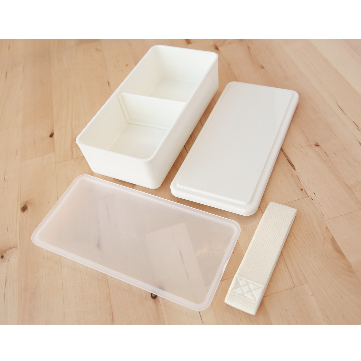 Gel-Cool rechteckige Bento-Box | Milchweiß (500 ml)