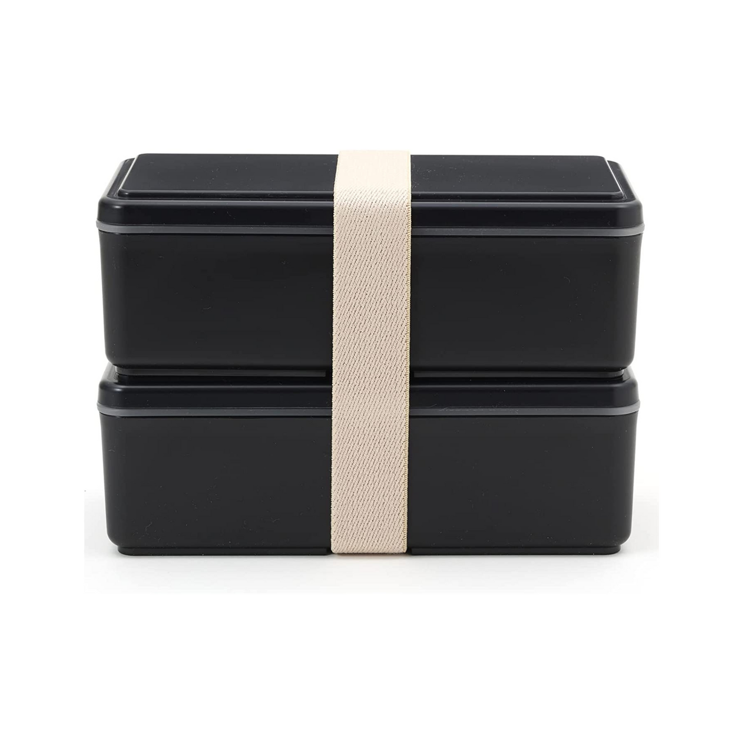 Gel-Cool Two Tier Rectangle Bento Box | Black (1000mL)