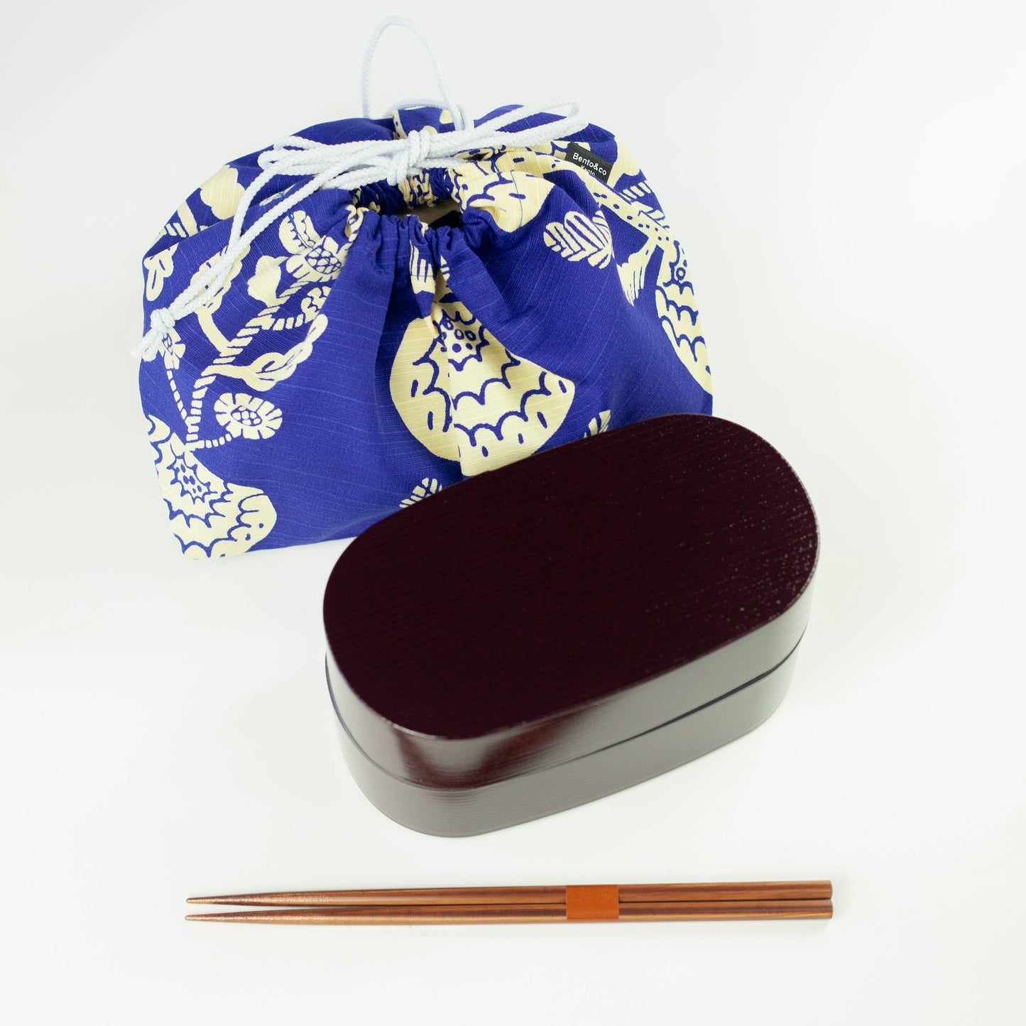 Paquete Bento original | Crisantemo Azul