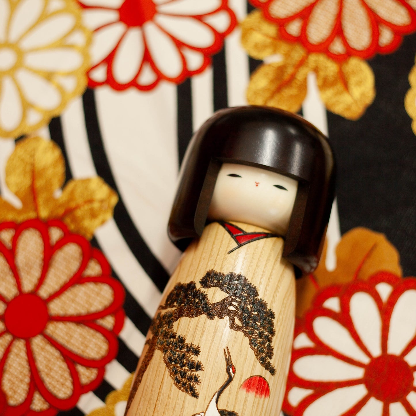 Kokeshi Holzpuppe | Tsuru