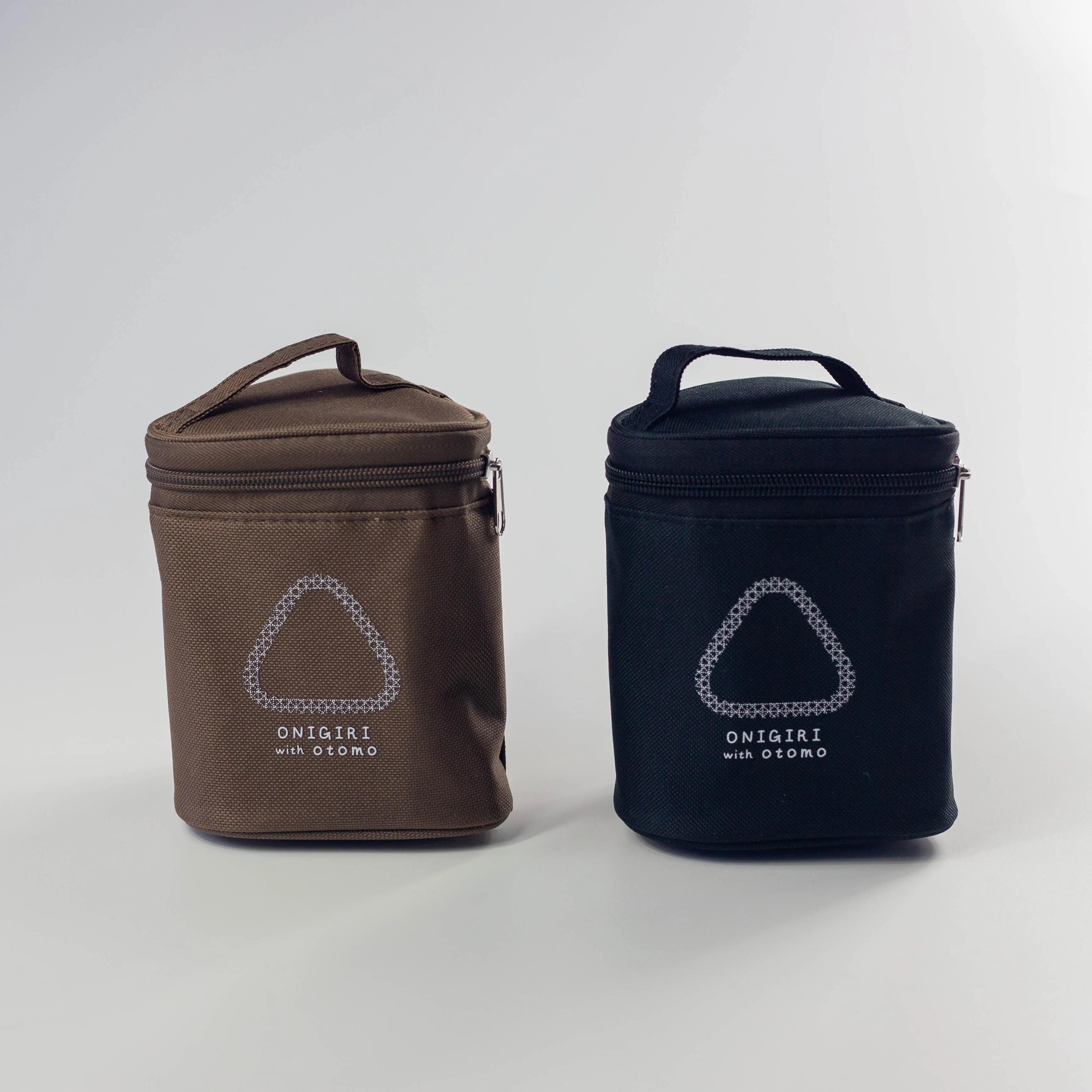 Insulated Onigiri Lunch Bag with Container | Black & Brown – Bento&co