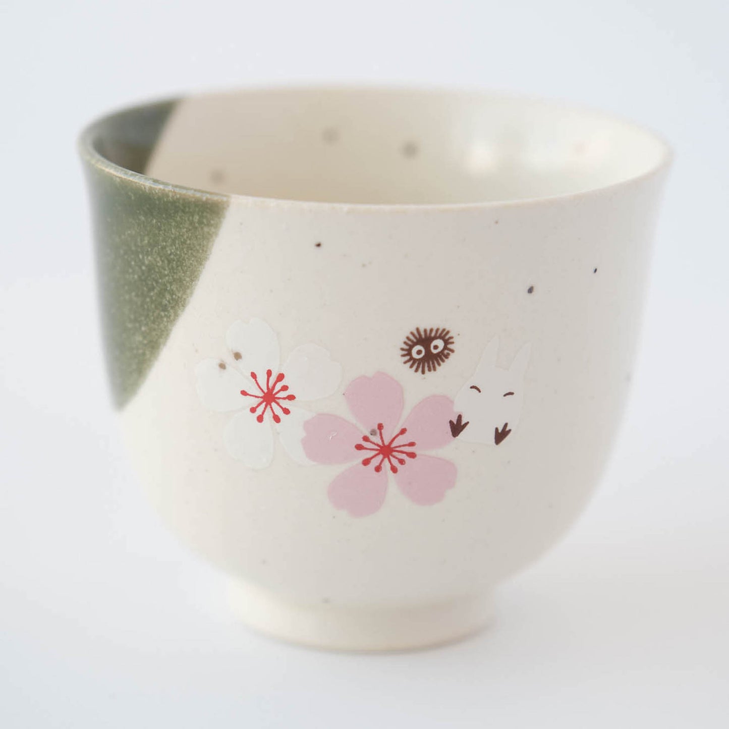 Totoro Mino Yaki Sakura Japanese Tea Cup