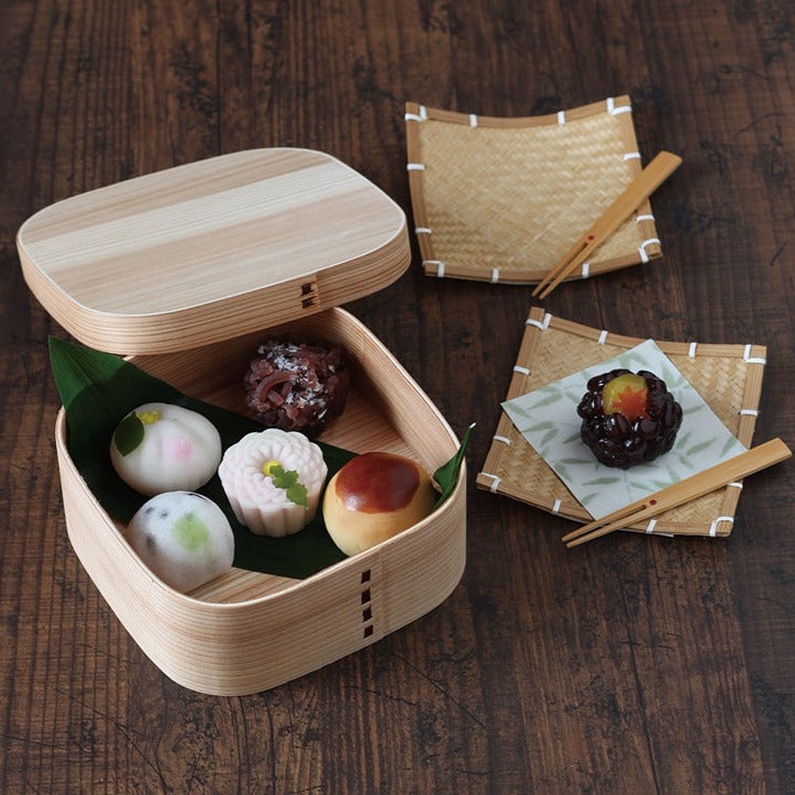 Cedar Magewappa | Square by Yamaki - Bento&co Japanese Bento Lunch Boxes and Kitchenware Specialists