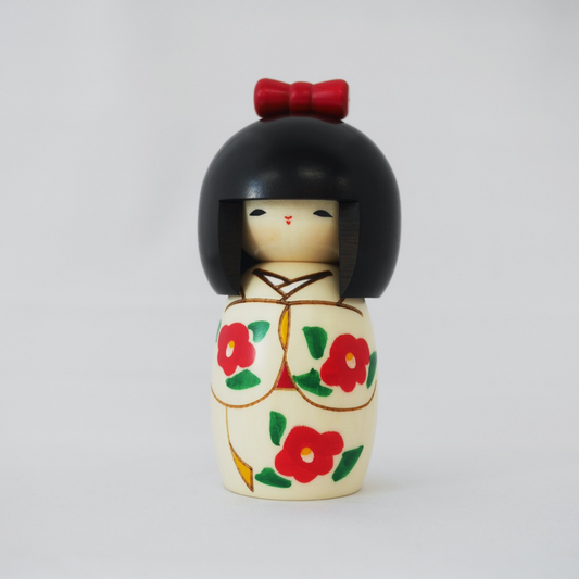 Kokeshi Wood Doll | Ribbon