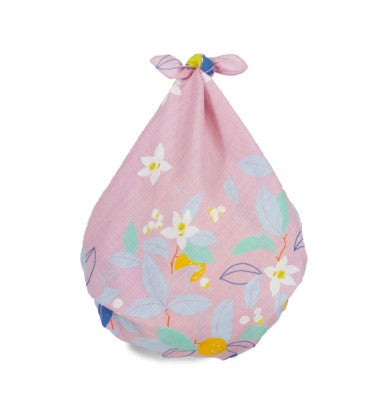 Hime Musubi Furoshiki 70cm | Citrus (Pink)