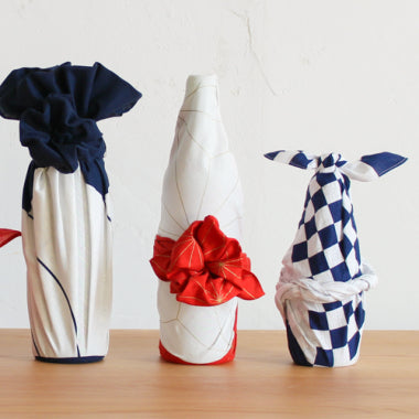 Ichimatsu Furoshiki 50cm | Marine