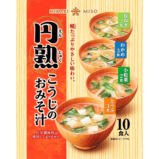 Enjuku Koji Instant Miso Soup Variety Pack (10 servings)