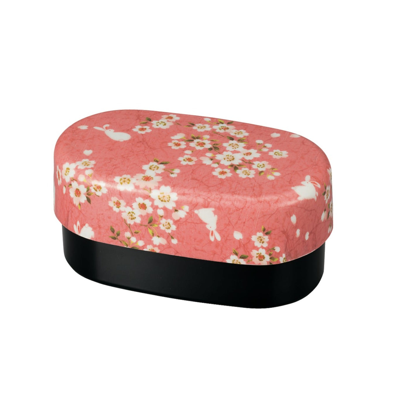 Sakura Rabbit Oval Bento Box 830ml | Pink