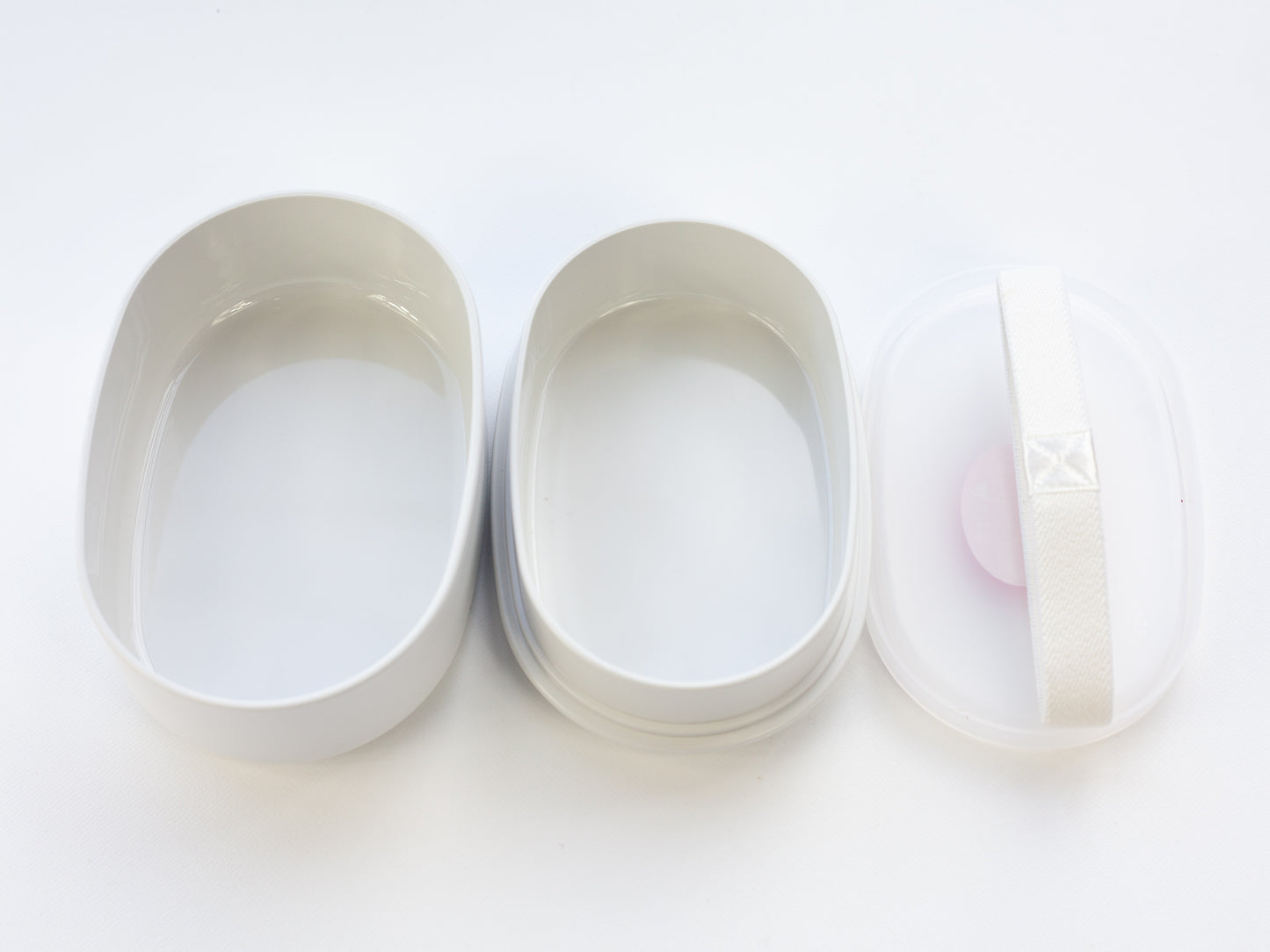 Bento compacto Sakura | Blanco (390 ml)