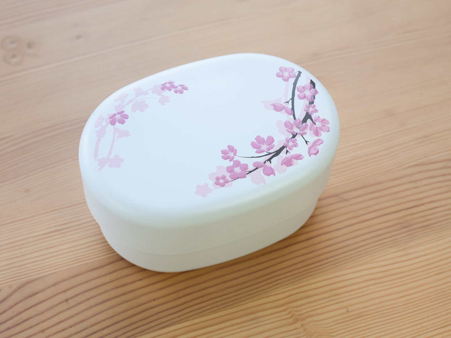 Bento compacto Sakura | Blanco (390 ml)