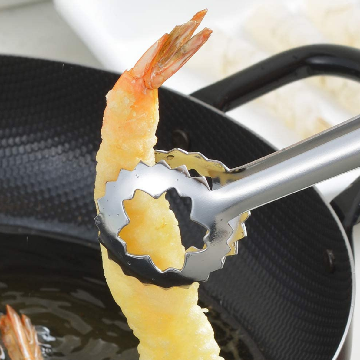 Stainless Steel Tempura Tongs