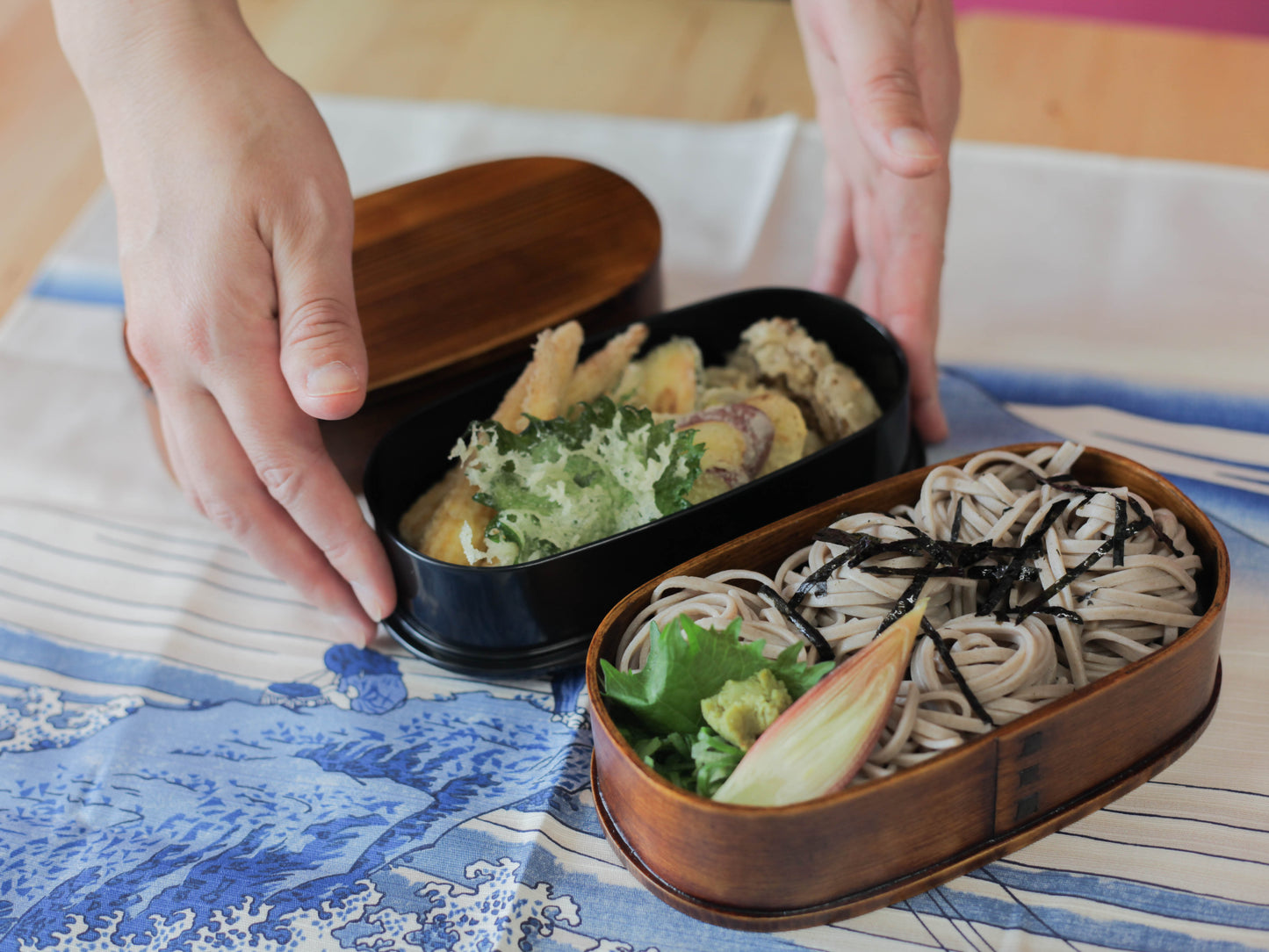 Suri Urushi Large Bento Box (880mL)