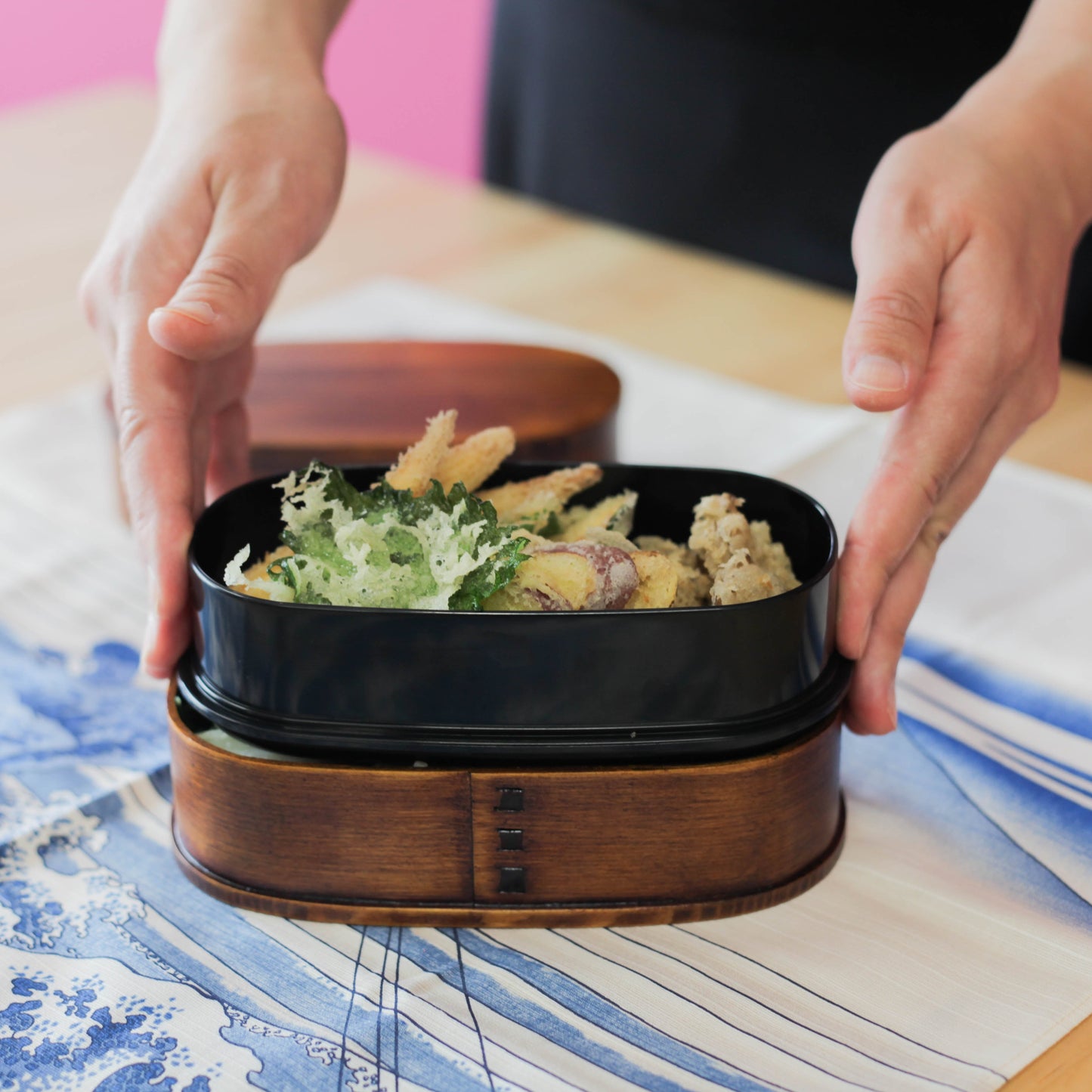 Suri Urushi Large Bento Box (880mL)