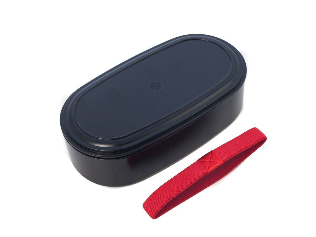 Caja Bento Ovalada Conejo Sakura 570ml | Rojo