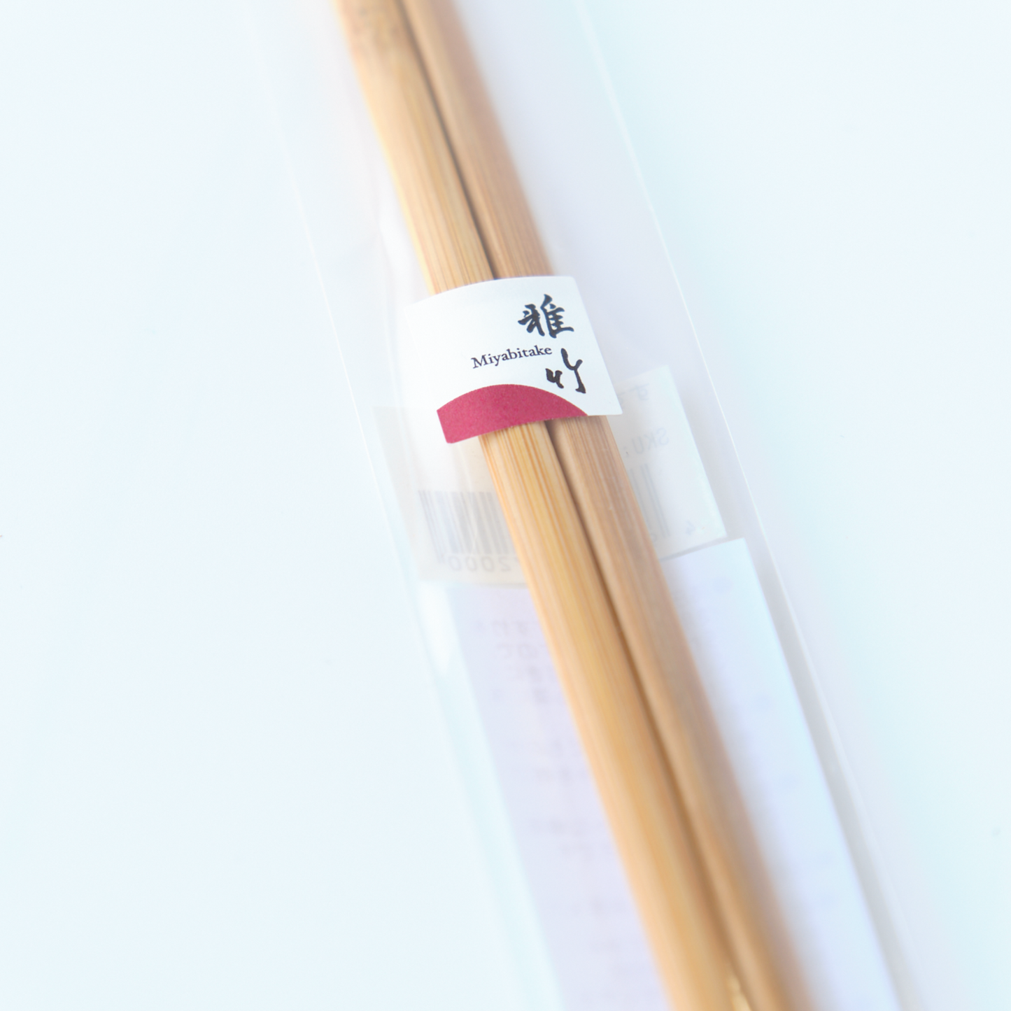 Palillos de cocina de bambú triangulares