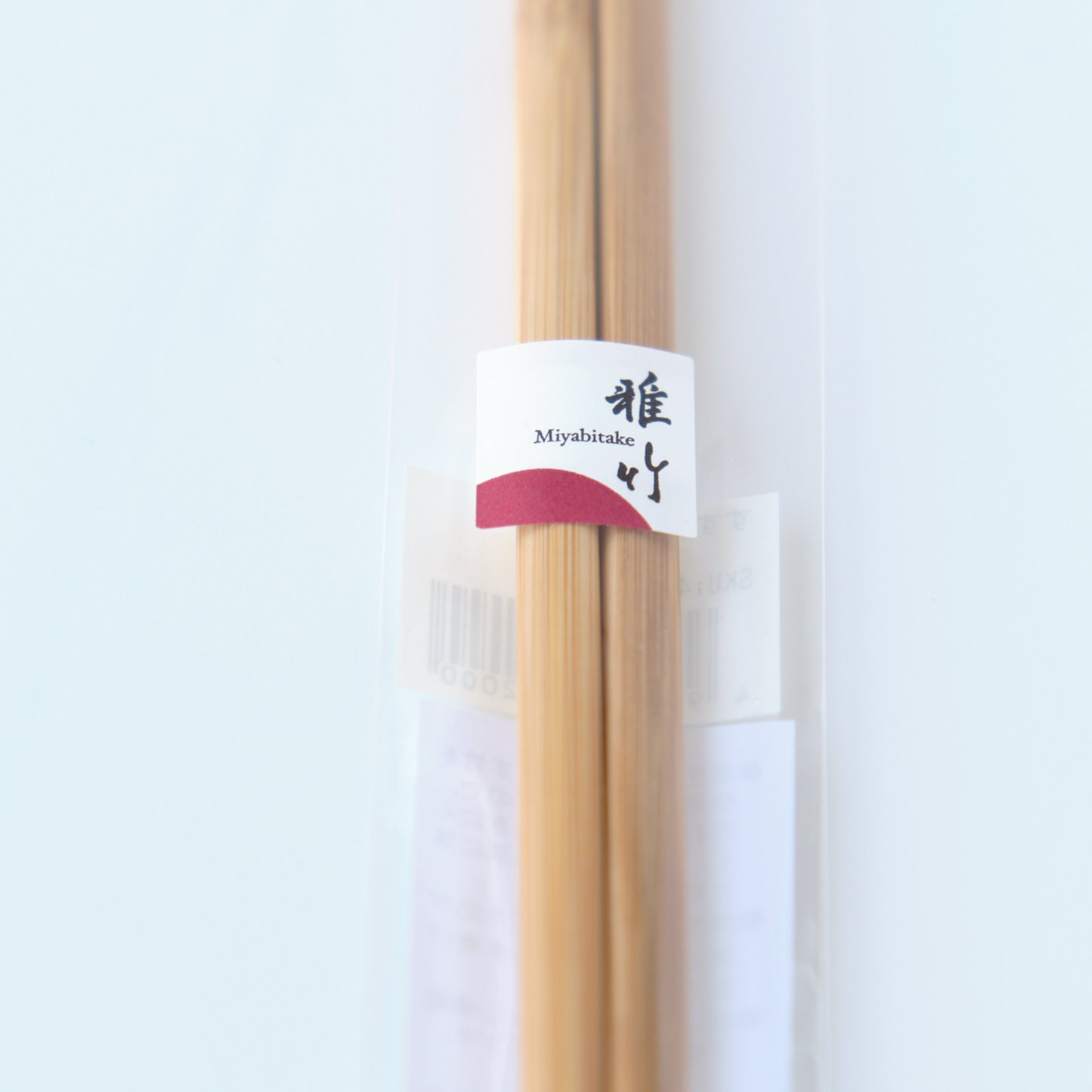 Palillos de cocina de bambú triangulares