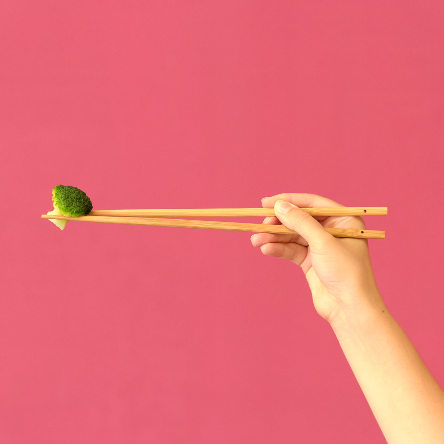 Palillos de cocina de bambú triangulares