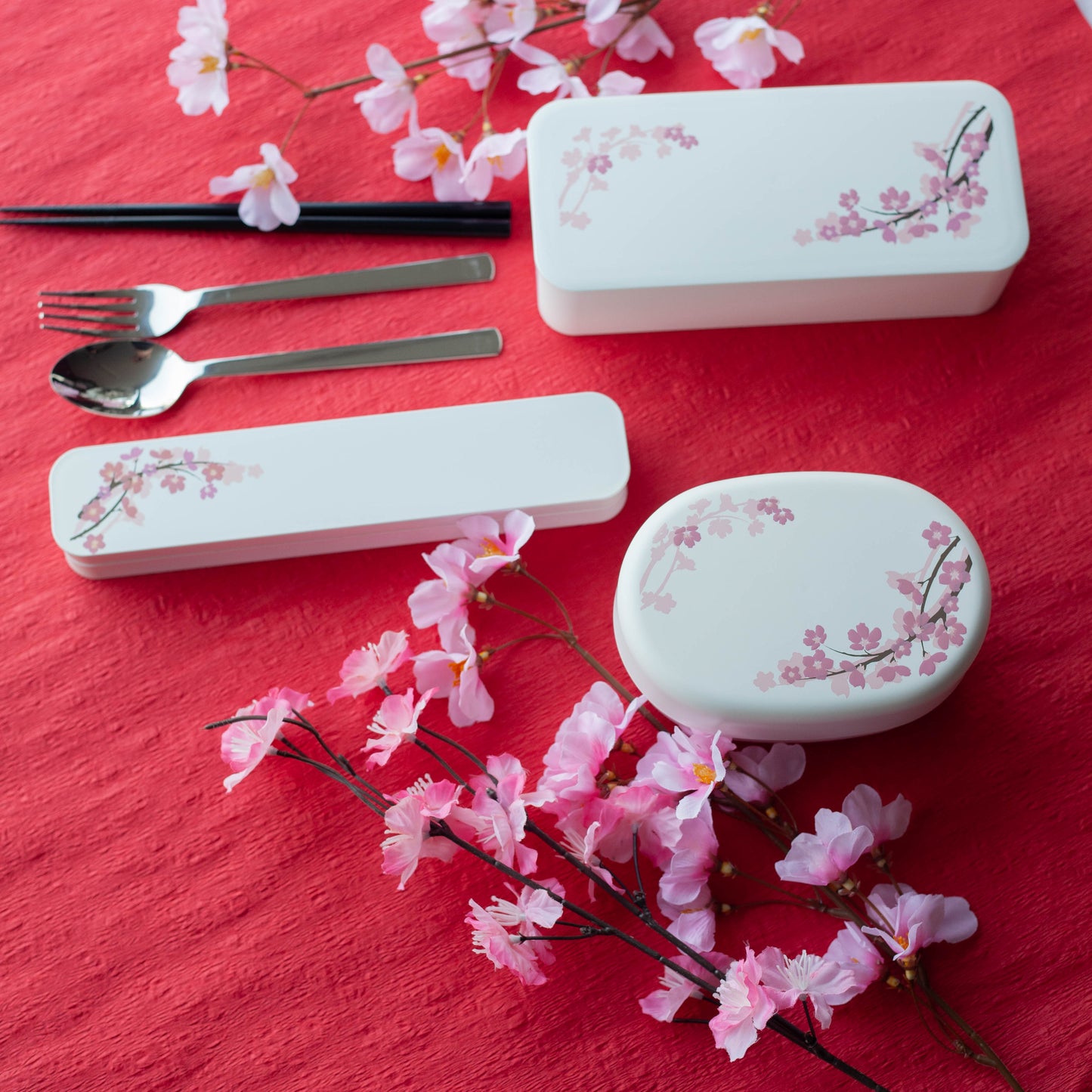 Besteckset | Sakura-Weiß