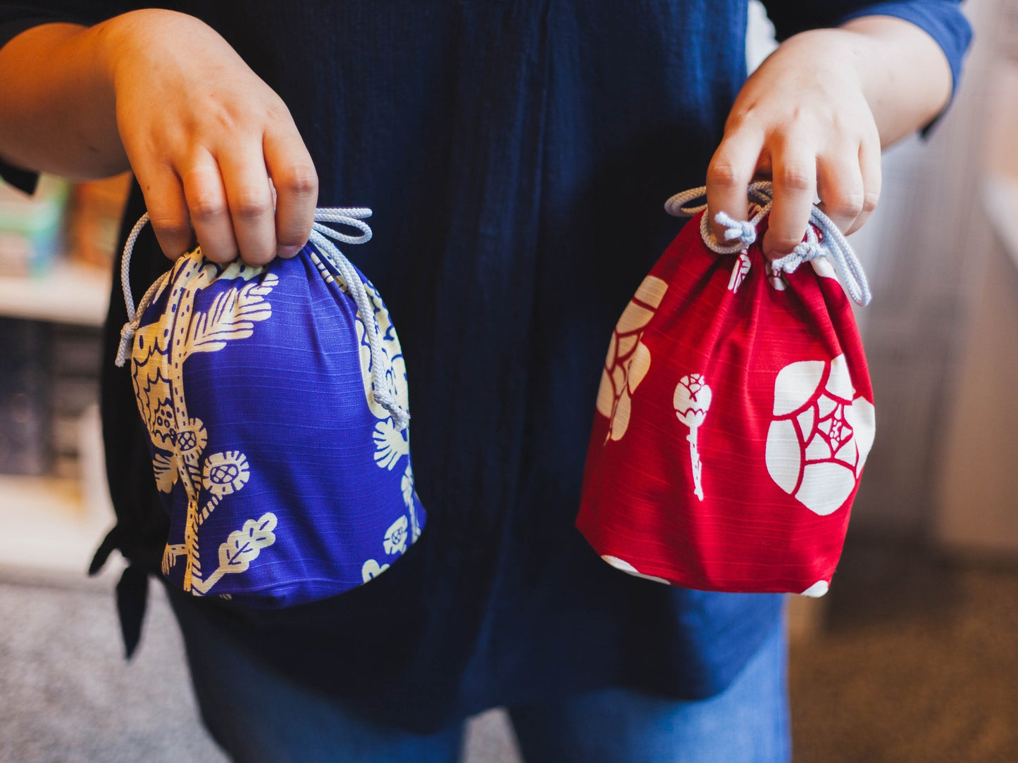 Bolso Furoshiki Original | Rosa roja