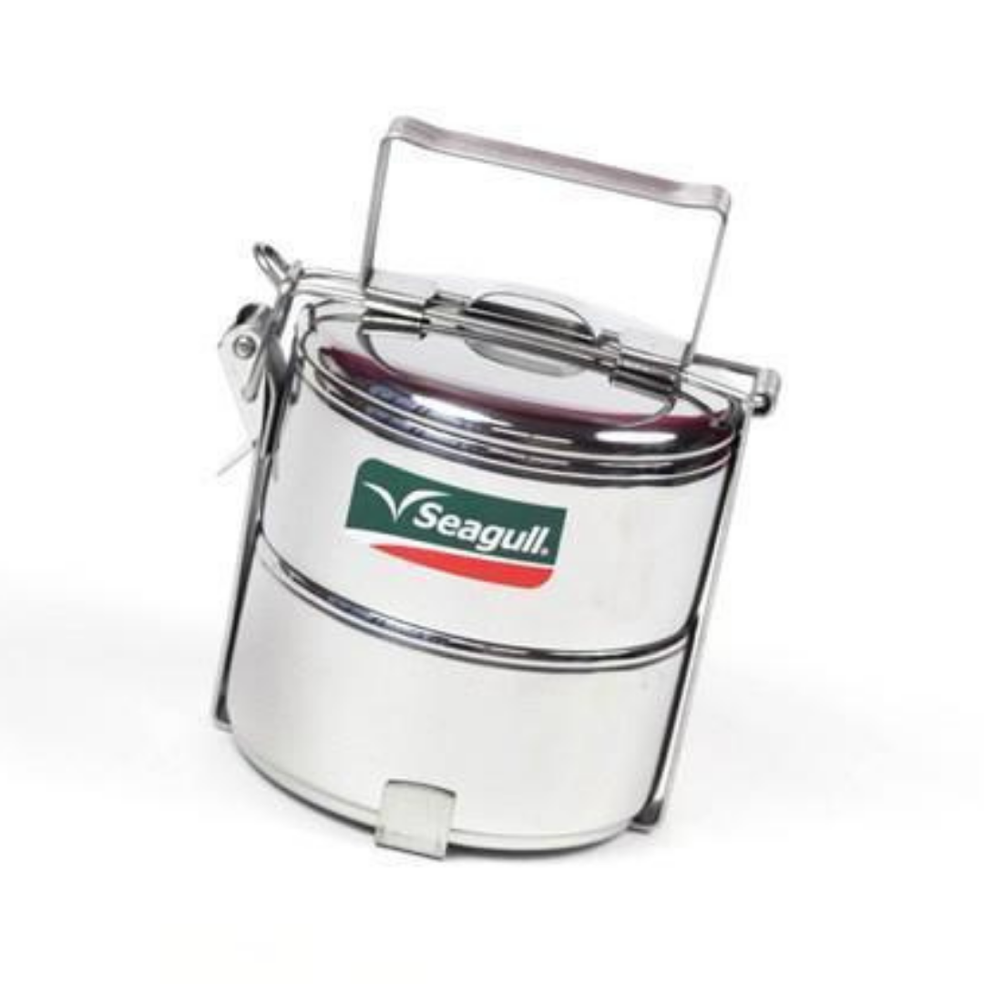  4 Tier Indian-Tiffin Stainless Steel Large Tiffin Lunch Box: Lunch  Boxes: Home & Kitchen