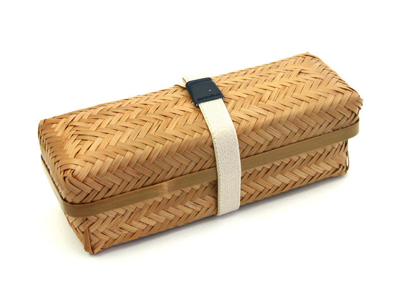 Weaved Bamboo Bento Box | Long by Yamaki - Bento&co Japanese Bento Lunch Boxes and Kitchenware Specialists