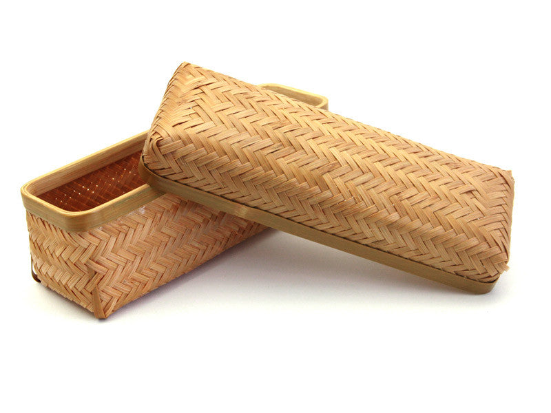 Weaved Bamboo Bento Box | Long by Yamaki - Bento&co Japanese Bento Lunch Boxes and Kitchenware Specialists