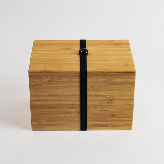 Handmade Take Bako Bento Box | Black Band - Bento&co